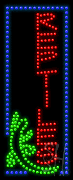 Reptiles Animated Led Sign