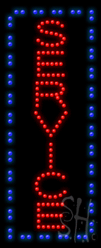Service Animated Led Sign