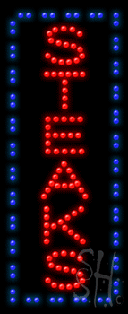 Steaks Animated Led Sign