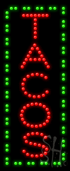 Tacos Animated Led Sign