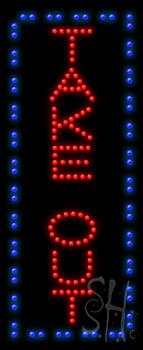 Take Out Animated Led Sign