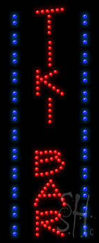 Tiki Bar Animated Led Sign