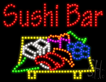 Sushi Bar Animated Led Sign
