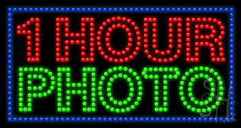 1 Hour Photo Animated Led Sign