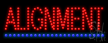 Alignment Led Sign