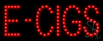 E Cigs Led Sign