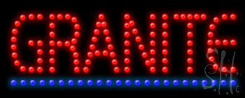 Granite Led Sign