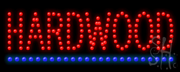 Hardwood Led Sign