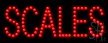 Scales Led Sign
