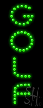 Golf Led Sign