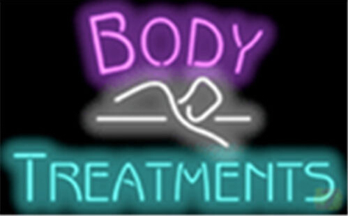 Body Treatments Neon Sign