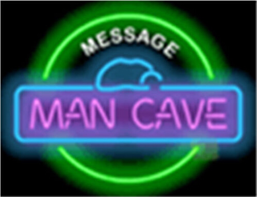 Custom Message Man Cave Neon Sign