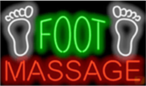 Foot Massage Feet Neon Sign