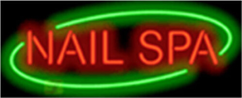Nail Spa Salons Neon Sign