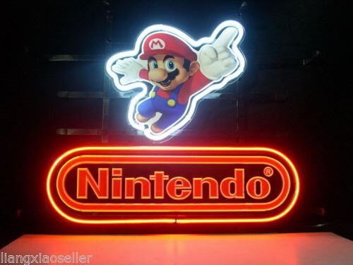 Nintendo Super Mario Neon Sign