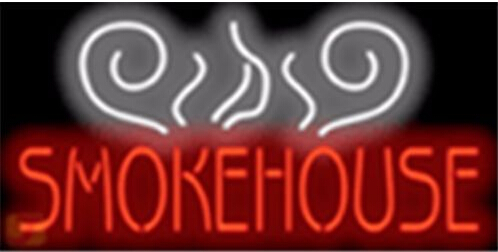 Smokehouse Barbecue Barbeque Neon Sign
