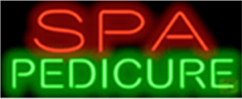 Spa Pedicure Salon Neon Sign