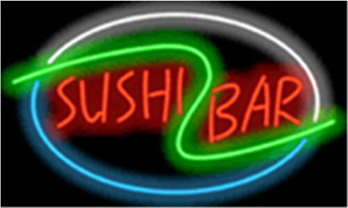Sushi Catering Food Neon Sign