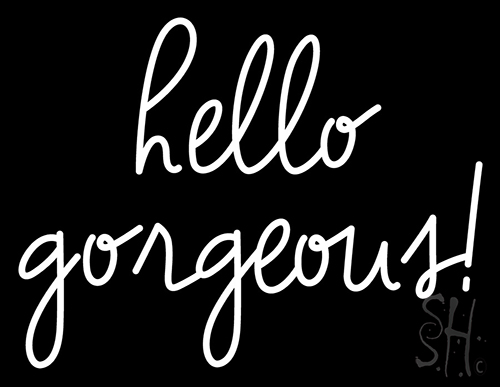 Hello Gorgeous Neon Sign