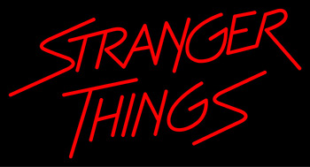 Red Stranger Things Logo Neon Sign | Stranger Things Neon Signs | Neon ...
