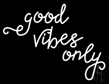 Good Vibes Only Neon Sign