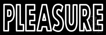 Pleasure Club Logo Neon Sign