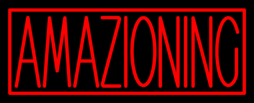 Custom Amazioning Neon Sign 1