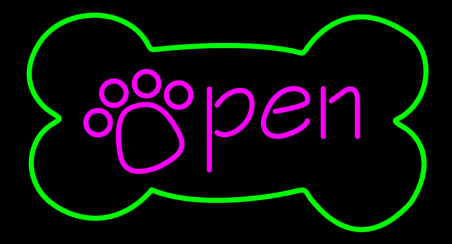 Custom Open Neon Sign 6