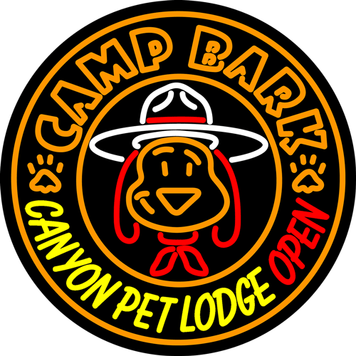 Custom Camp Bark Canyon Pet Lodge Neon Sign 5