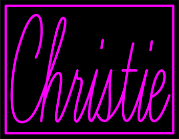 Custom Christie Neon Sign 5