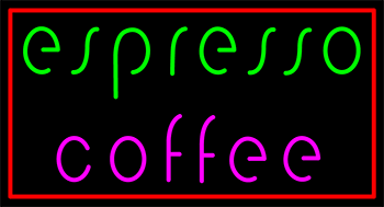 Custom Espresso Coffee Neon Sign 2