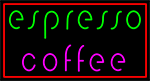 Custom Espresso Coffee Neon Sign 2