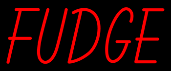 Custom Fudge Neon Sign 4