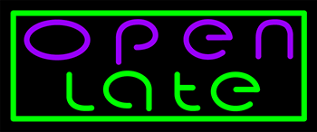 Custom Open Late Neon Sign 5