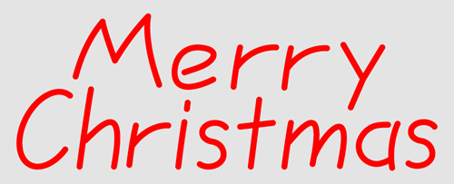 Custom Merry Christmas Neon Sign 2