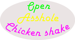 Custom Open Asshole Neon Sign 2