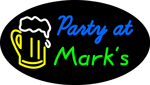Custom Party At Marks Neon Sign 2