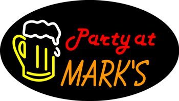 Custom Party At Neon Sign 6