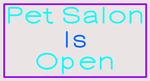 Custom Pet Salon Is Open Neon Sign 3