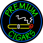 Custom Premium Cigars Neon Sign 2