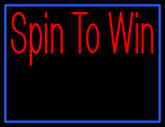 Custom Spin To Win Game Room Neon Sign 3