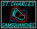 Custom St Charles Samsquanches Neon Sign 3
