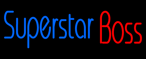 Custom Superstar Boss Neon Sign 2