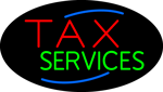Custom Tax Service Neon Sign 1